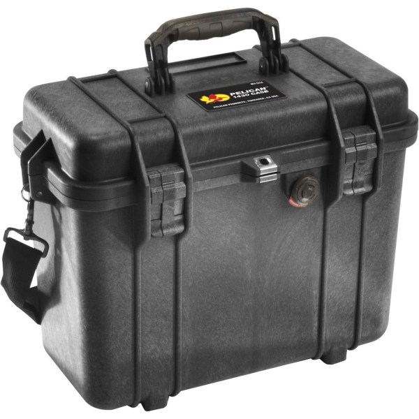 Photos - Camera Bag Pelican 1430 TOP LOADER CASE BLACK - Double Throw Latch, Padlock Closure - Polycarbonate, Stainless Steel - Black 