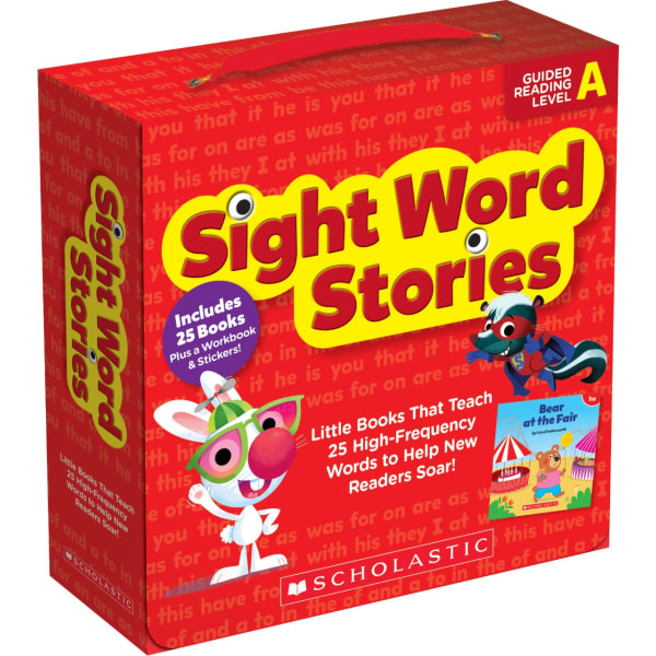 ISBN 9781338740578 product image for Scholastic Sight Word Stories Single Set A, Pre-K to Kindergarten, Set Of 25 Boo | upcitemdb.com