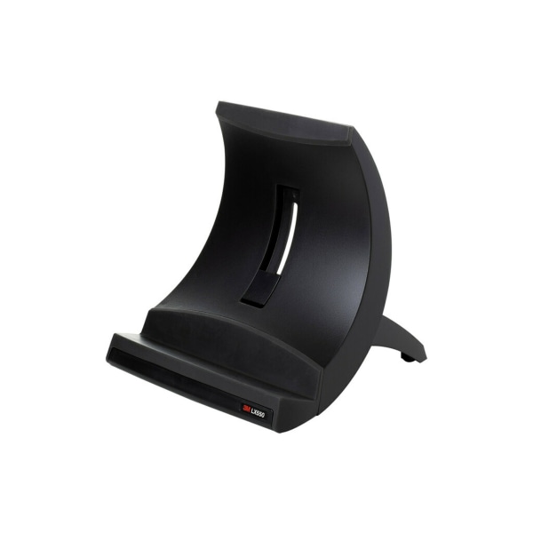 3M Adjustable Laptop Stand, Black, 3 in. Vertical Height Adjustment, Non-Skid Base (LX550) | Quill