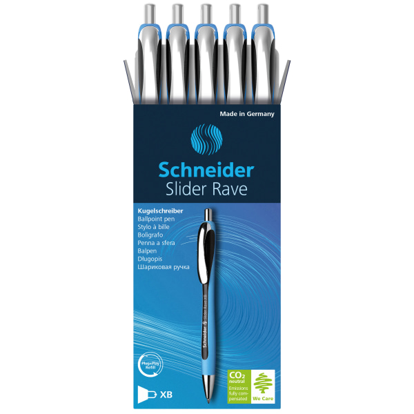 EAN 4004675080035 product image for Schneider Slider Rave XB Retractable Ballpoint Pens, Extra Bold Point, 1.4 mm, B | upcitemdb.com