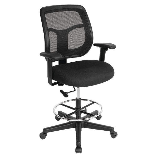 Apollo Drafting Stool, Black