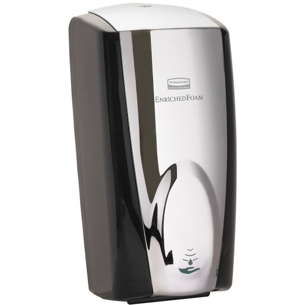 UPC 763905504119 product image for Rubbermaid® Auto Foam Soap Dispenser, Black/Silver | upcitemdb.com