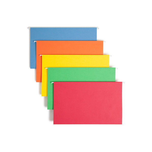 UPC 086486641593 product image for Smead® Hanging File Folders, Legal Size, Assorted Bright Colors, Pack Of 25 Fold | upcitemdb.com