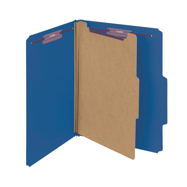 UPC 386486137325 product image for Smead® Classification Folders, Pressboard With SafeSHIELD® Fasteners, 1 Divider, | upcitemdb.com