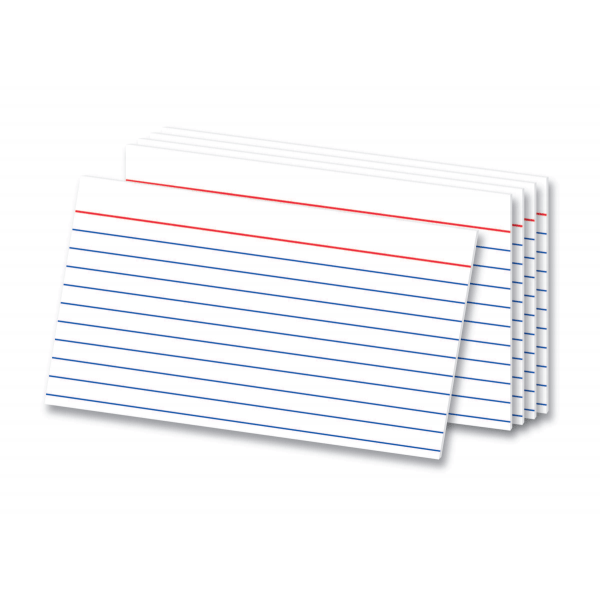 OfficeMax Heavyweight Index Cards, 3 x 5, Pack Of 100