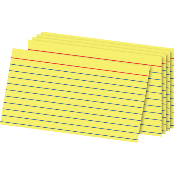 OfficeMax Ruled Index Cards, 3 x 5, Pack Of 100