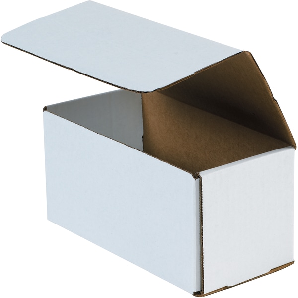 Partners Brand White Corrugated Mailers 10 x 4 x 4 Pack Of 50