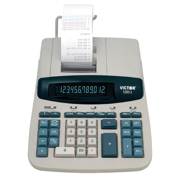 Victor� 1260-3 Heavy-Duty Commercial Printing Calculator