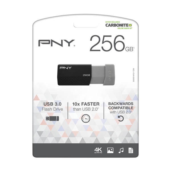 pny 256gb flash drive how to use