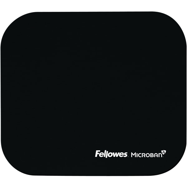 Photos - Mouse Pad Fellowes Microban®  - Black - 8" x 9" x 0.1" Dimension - Black  