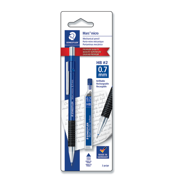 UPC 031901988753 product image for Staedtler-Mars® 775 Micro Mechanical Pencil With Refills, 0.7 mm, Blue Barrel | upcitemdb.com