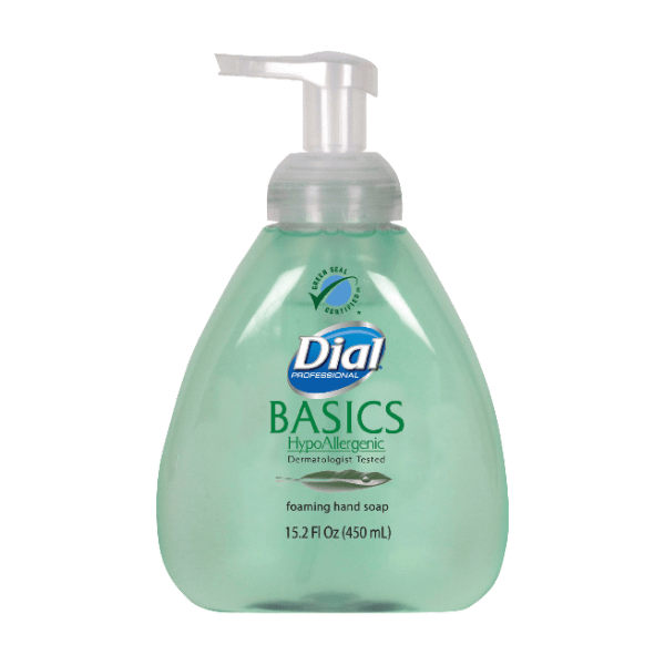 UPC 017000986081 product image for Dial® Basics Foam Hand Soap, 15.2 Oz Pump Bottle | upcitemdb.com