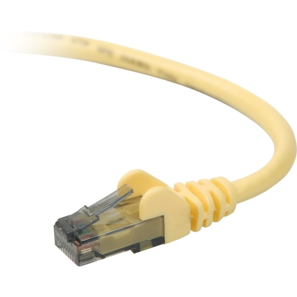 UPC 722868421659 product image for Belkin Cat. 6 UTP Patch Cable - RJ-45 Male - RJ-45 Male - 20ft - Yellow | upcitemdb.com