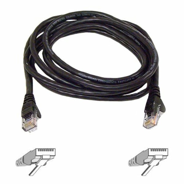 UPC 722868433997 product image for Belkin Cat.6 UTP Patch Cable - RJ-45 Male - RJ-45 Male - 7ft - Black | upcitemdb.com