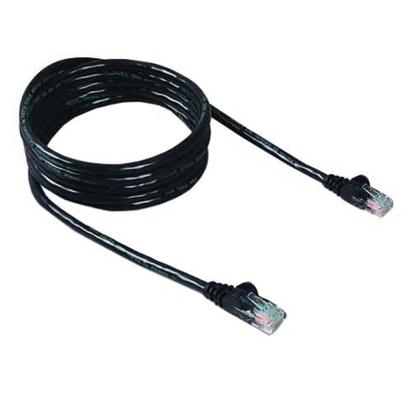 UPC 722868434017 product image for Belkin Cat.6 Snagless Patch Cable - RJ-45 - RJ-45 - 25ft - Black | upcitemdb.com