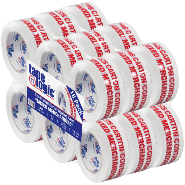 UPC 848109024127 product image for Tape Logic� Mixed Merchandise Preprinted Carton Sealing Tape, 3