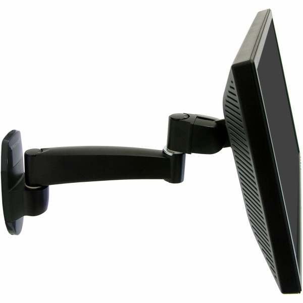 Ergotron 200 Series - Mounting kit (wall arm) - for monitor - 1 extension - steel - black - screen size: up to 32"