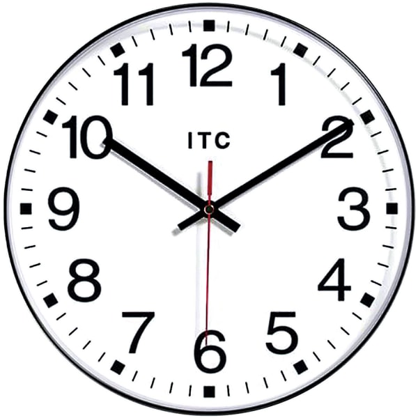 Infinity Instruments ITC Prosaic Wall Clock (90/1201), Red | Quill
