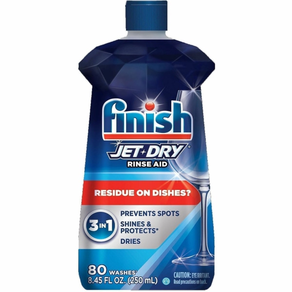 Finish JetDry Rinse Aid  845 oz 053 lb  1 Each  Blue