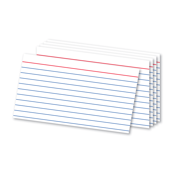 Office Depot Brand Ruled Index Cards 3 x 5 White Pack Of 500