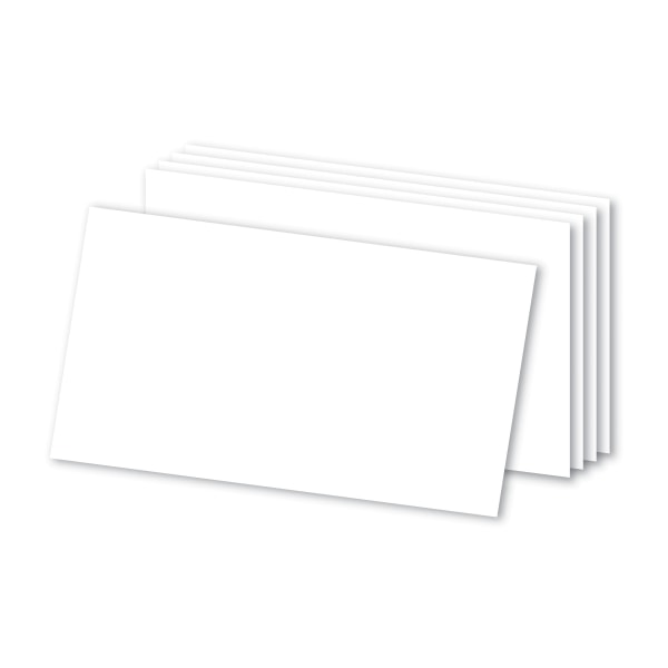Office Depot Brand Blank Index Cards 3 x 5 White Pack Of 500