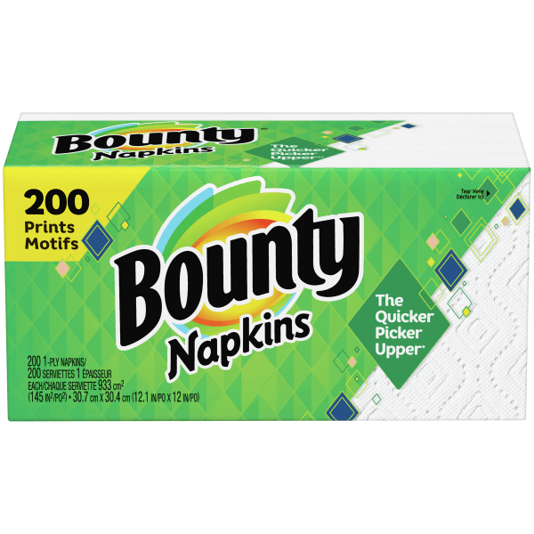 Bounty Napkins - White - 200ct
