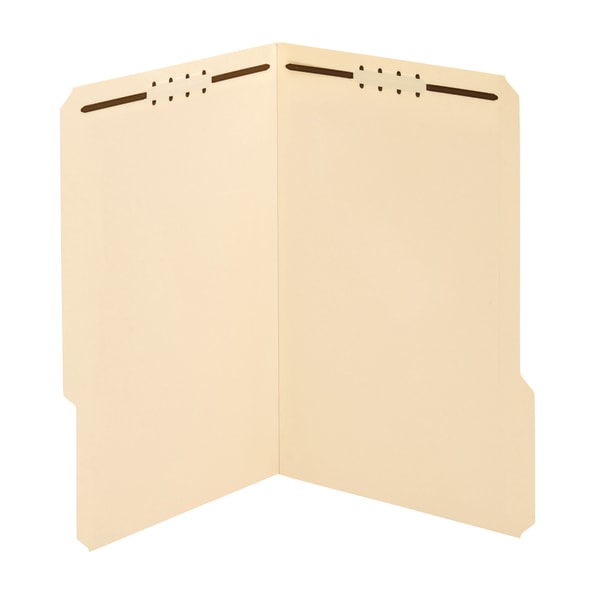 Reinforced Manila Folder With 2 Embossed Fasteners 1378495