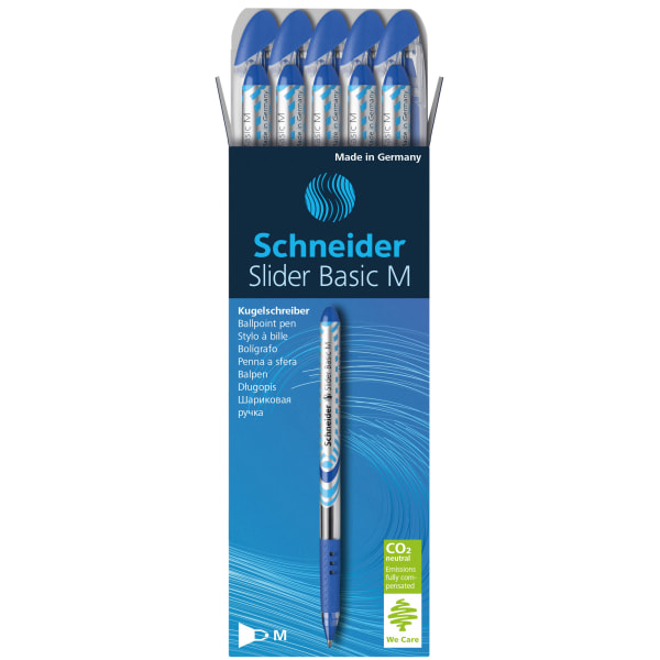 EAN 4004675043955 product image for Stride Schneider Slider Viscoglide Rollerball Pens, Medium Point, 1.0 mm, Silver | upcitemdb.com