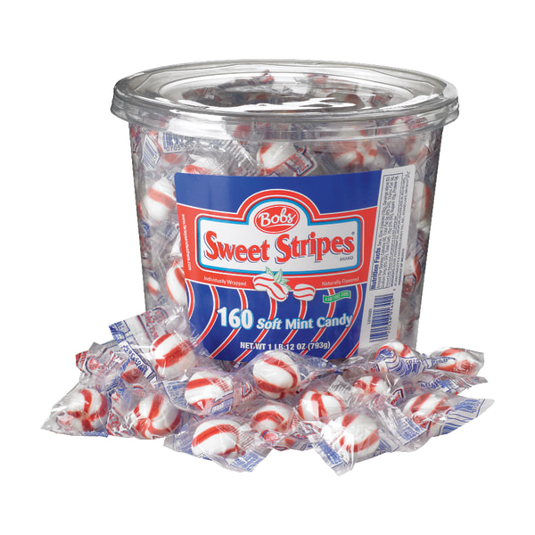 UPC 070538016422 product image for Bob's Sweet Stripes Soft Mints, 28-Oz Tub | upcitemdb.com