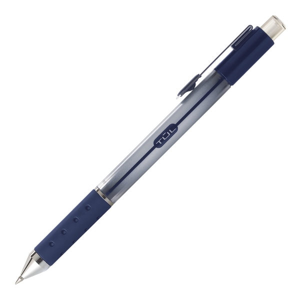 UPC 011491964535 product image for TUL� Retractable Gel Pens, Medium Point, 0.7 mm, Silver Barrel, Blue Ink, Pack O | upcitemdb.com