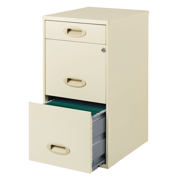 18 D Vertical 3 Drawer File Cabinet, Office Depot Storage Cabinet Metal