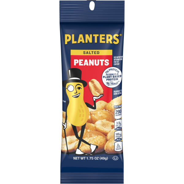 UPC 019320077081 product image for Planters Salted Peanuts, 1.75 oz, 12/Box | upcitemdb.com