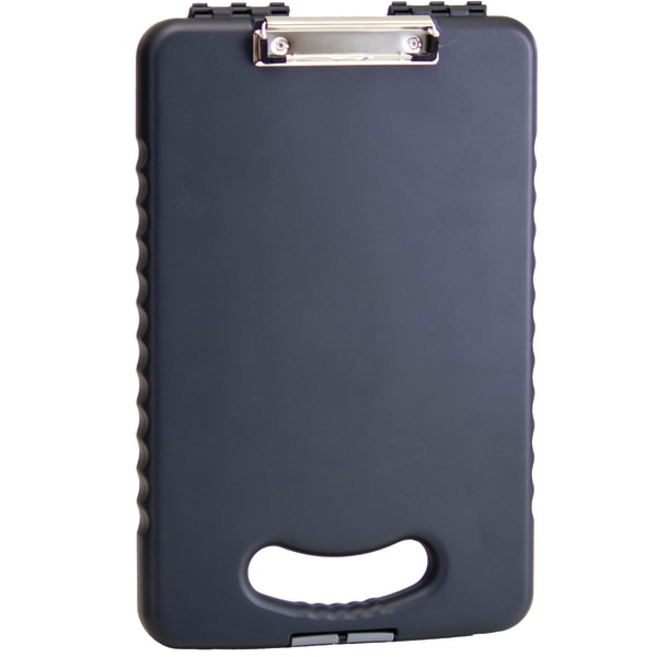 Officemate OIC Tablet Clipboard Case, 16 1/10H x 10 1/5W x 1 3/10D, Charcoal