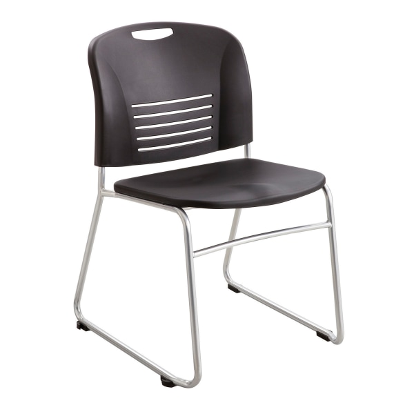 Safco 4292BL Vy Sled Base Stack Chairs