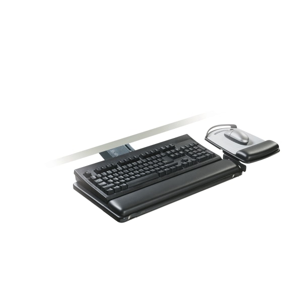 3M AKT170LE Adjustable Keyboard Tray - 23 Height x 26.5 Width x 8 Depth - 1