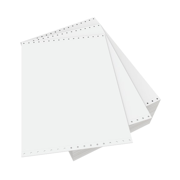 Domtar Continuous Form Paper, Standard Perforation, 12" x ...