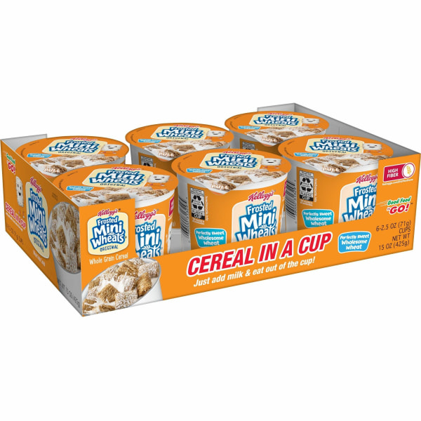 UPC 038000427985 product image for Breakfast Cereal, Frosted Mini Wheats, Single-Serve, 6/Box | upcitemdb.com