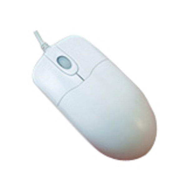Seal Shield Silver Storm Ambidextrous Optical USB Mouse, White (STWM042) | Quill