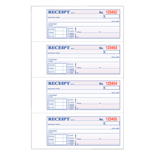 Pack of 24 3-Part 30-Sets Carbonless Sales Invoice Book