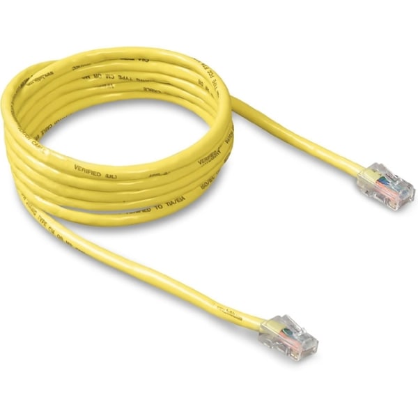 UPC 722868522868 product image for Belkin Cat. 5e Patch Cable - RJ-45 Male - RJ-45 Male - 10ft - Yellow | upcitemdb.com
