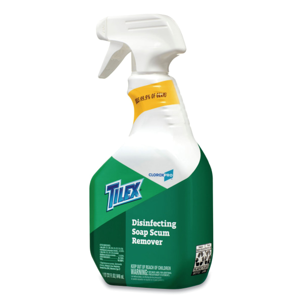 Tilex Soap Scum Remover And Disinfectant, 32 Oz, Carton Of 9 Bottles -  35604
