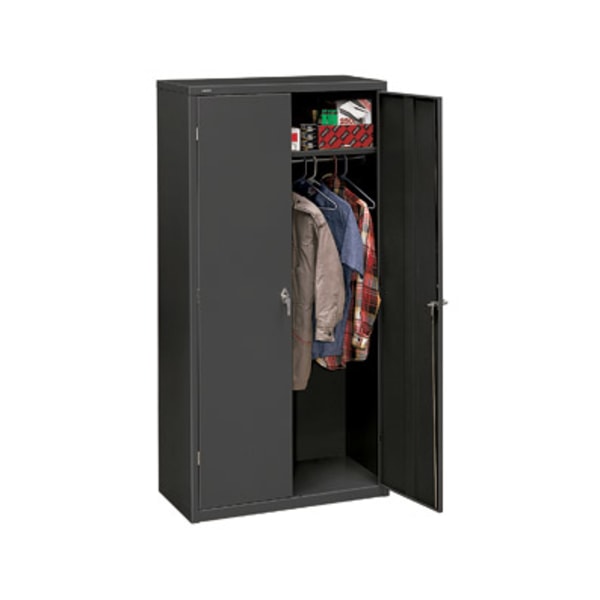 UPC 641128508742 product image for HON® Steel Storage Cabinet, 5-Shelf, Charcoal | upcitemdb.com
