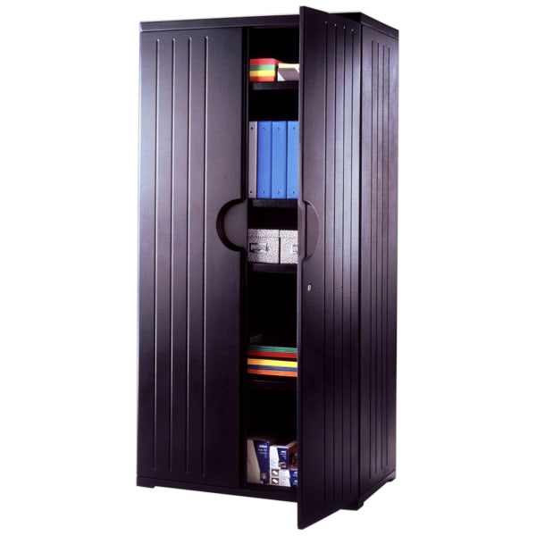 Iceberg OfficeWorks™ Storage Cabinet, 72""H x 36""W, Black -  92571