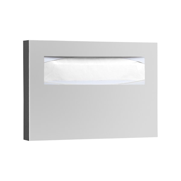 Bobrick Stainless Steel Toilet Seat Cover Dispenser  ClassicSeries  15.75 x 2 x 11  Satin Finish -BOB221