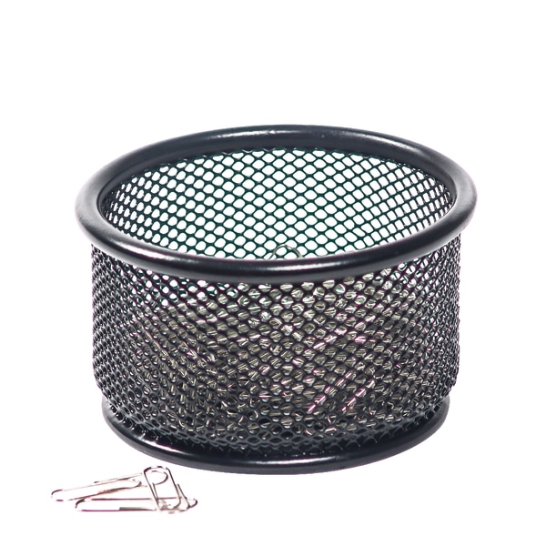 Brenton Studio® Black Mesh Paper Clip Holder Zerbee