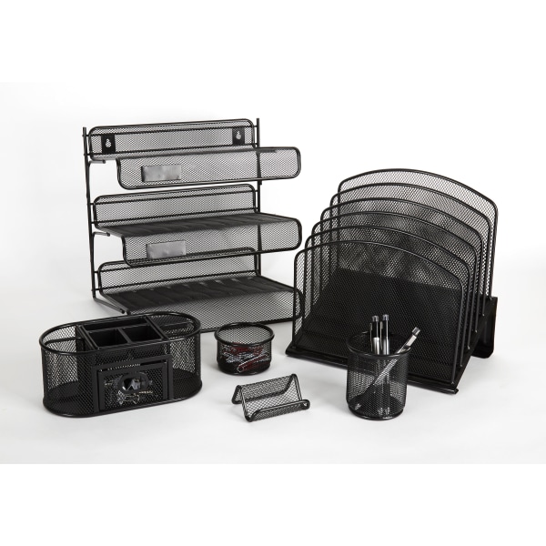 Brenton Studio® Black Mesh Paper Clip Holder Zerbee