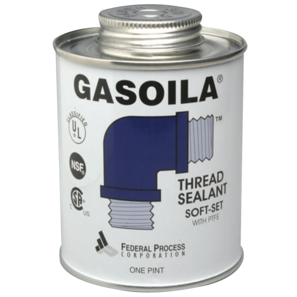 UPC 686081010161 product image for Gasoila® Chemicals Soft-Set Thread Sealant, 16 Oz, Blue/Green, Pack Of 12 Cans | upcitemdb.com