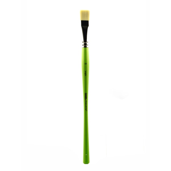 UPC 094376976175 product image for Liquitex Free-Style Detail Paint Brush, Synthetic, Size 10, Bright Bristle, Gree | upcitemdb.com