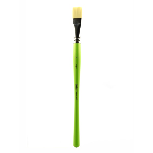 UPC 094376976182 product image for Liquitex Free-Style Detail Paint Brush, Size 12, Synthetic, Bright Bristle, Gree | upcitemdb.com