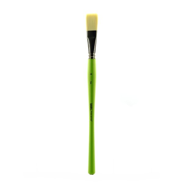 UPC 094376976243 product image for Liquitex Free-Style Detail Paint Brush, Synthetic, Size 12, Flat Bristle, Green | upcitemdb.com